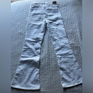 white flare bootcut jeans!!